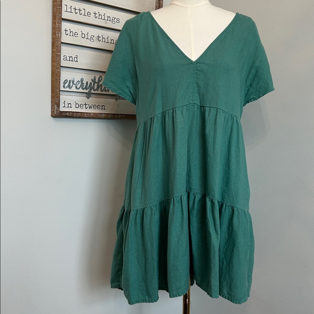 Universal Thread Teal Tiered Mini Dress